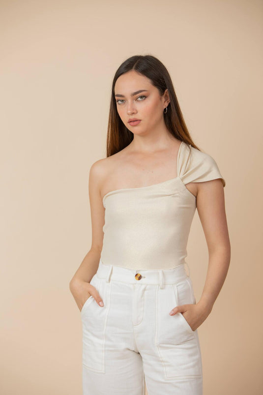 Cotton Linen Pant Ivory