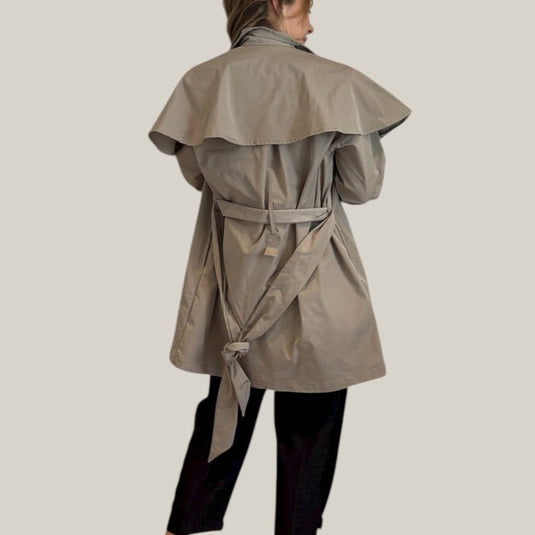Trench Coat Con Capa