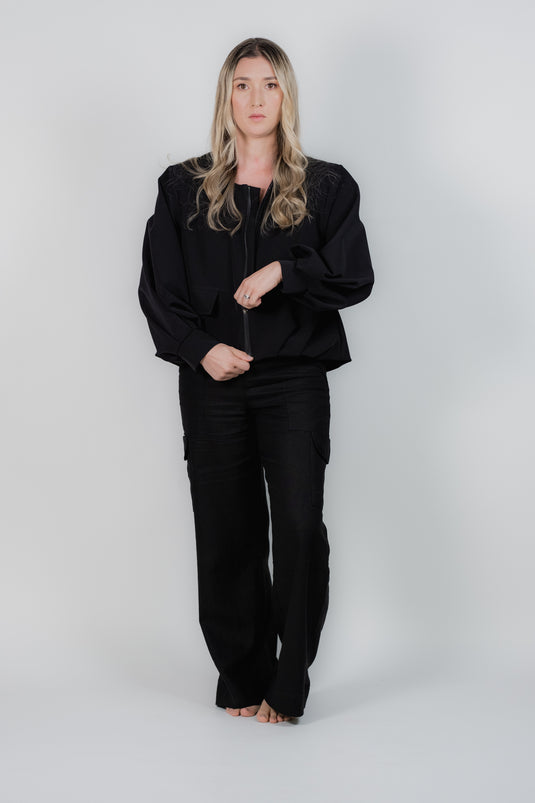 Chaqueta Bomby Negra