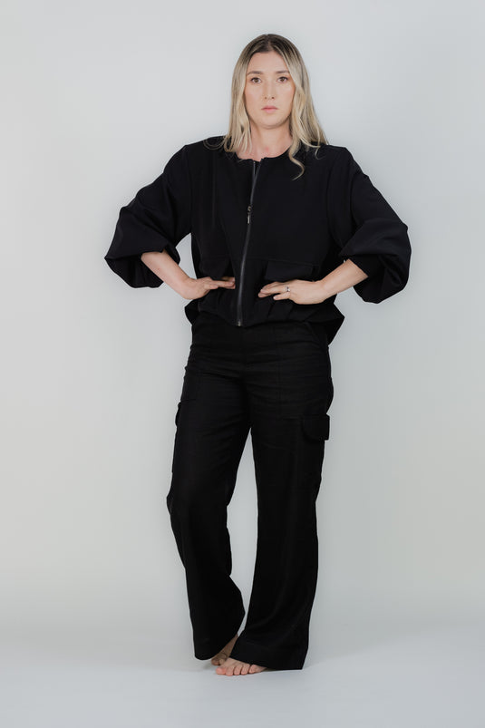 Chaqueta Bomby Negra