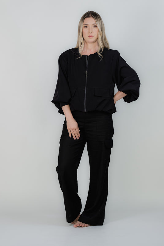 Chaqueta Bomby Negra