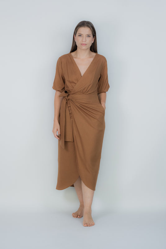 Bata Wrap Lino Terra