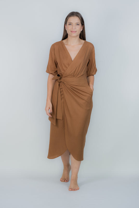 Bata Wrap Lino Terra