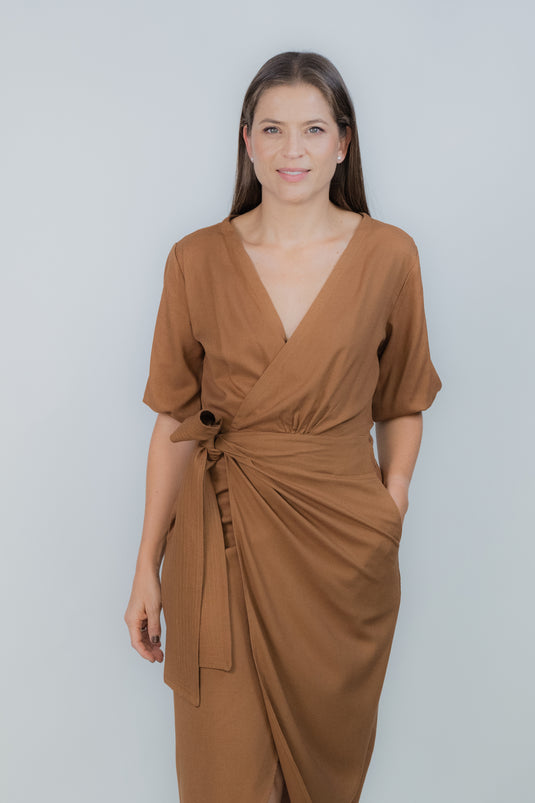 Bata Wrap Lino Terra