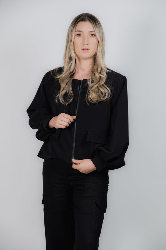 Chaqueta Bomby Negra