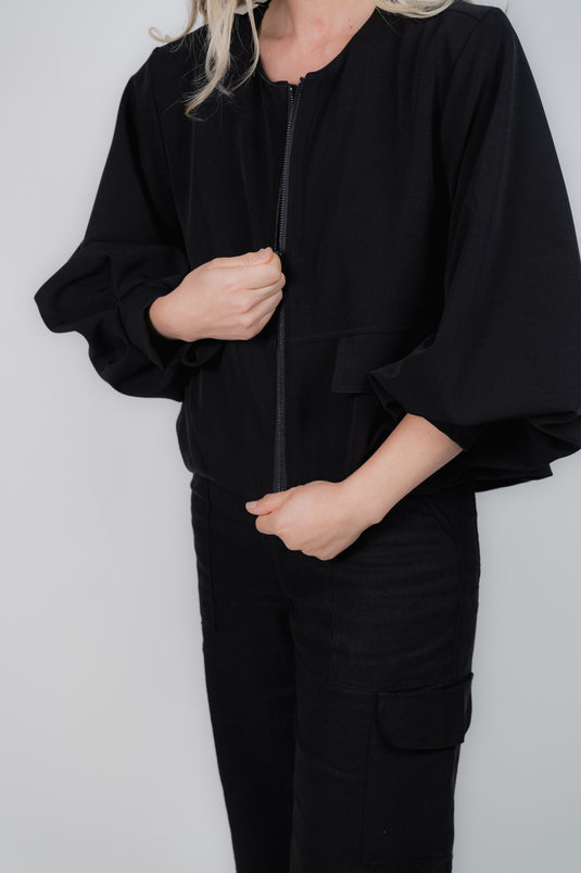 Chaqueta Bomby Negra