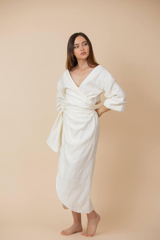 Falda de Amarrar Lyche Ivory