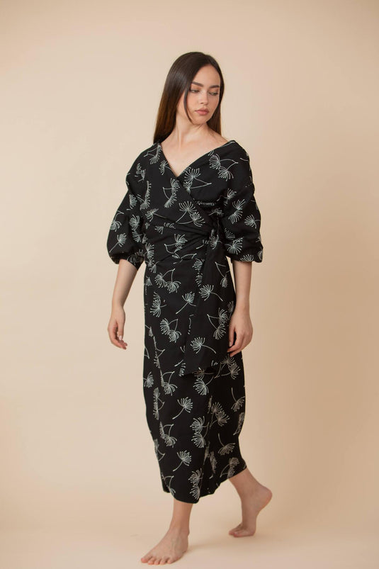 Falda de Amarrar Lyche Negro