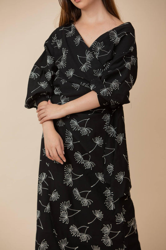 Falda de Amarrar Lyche Negro