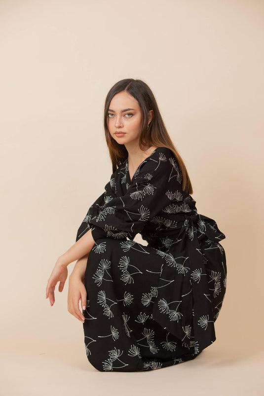 Falda de Amarrar Lyche Negro