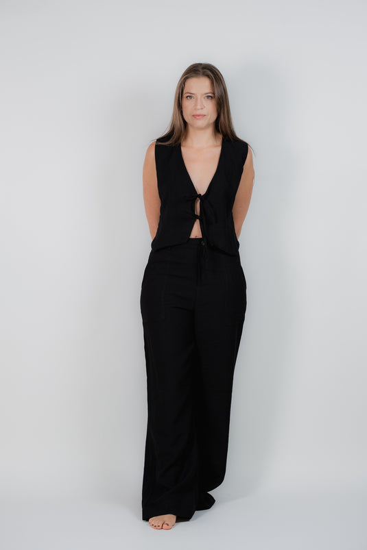 Tie Vest Negro
