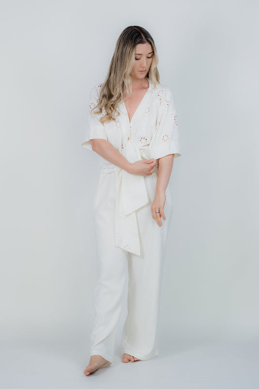 Top Petalo Ivory