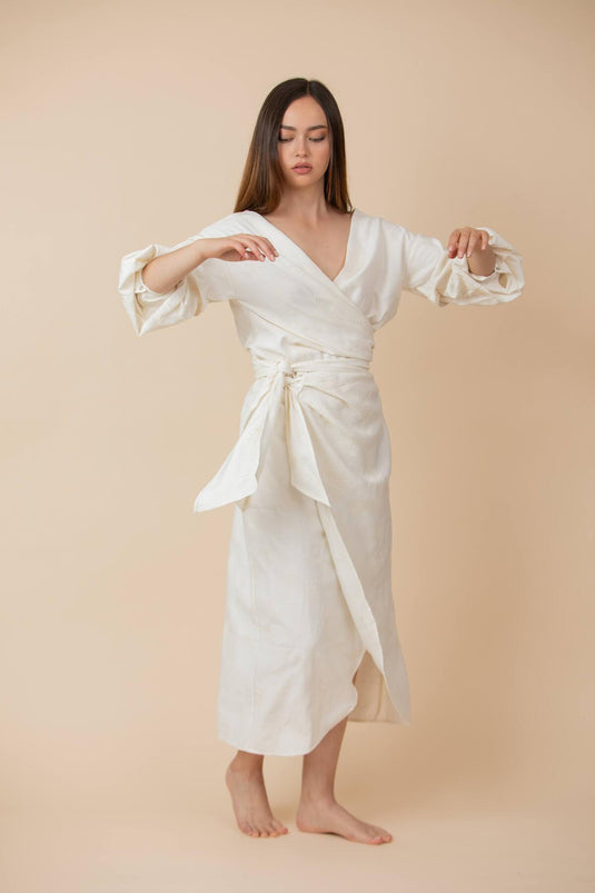 Falda de Amarrar Lyche Ivory