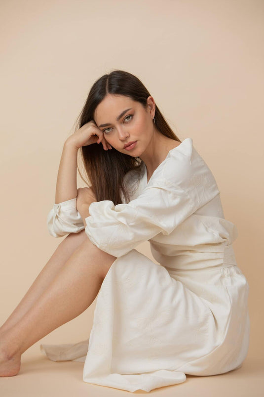 Falda de Amarrar Lyche Ivory