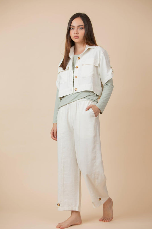 Crop Set Ivory